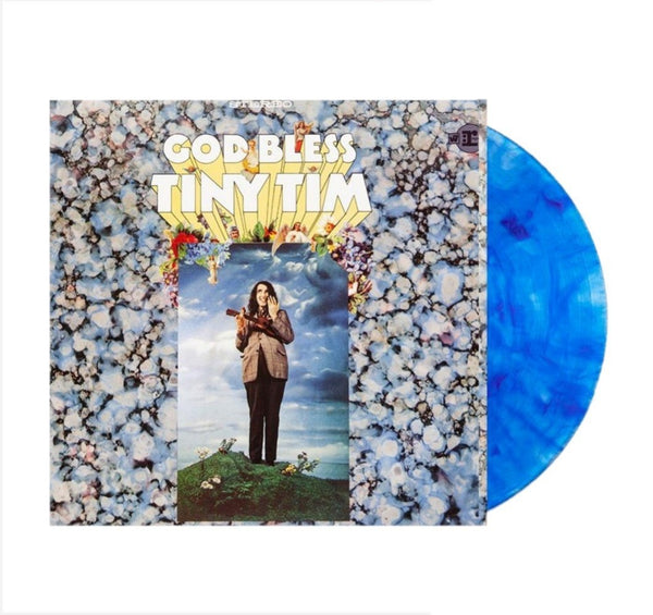 Tiny Tim - God Bless Tiny Tim Lifeforms Exclusive Limited Edition #300 Clear With Dark Blue Swirl Vinyl LP Record