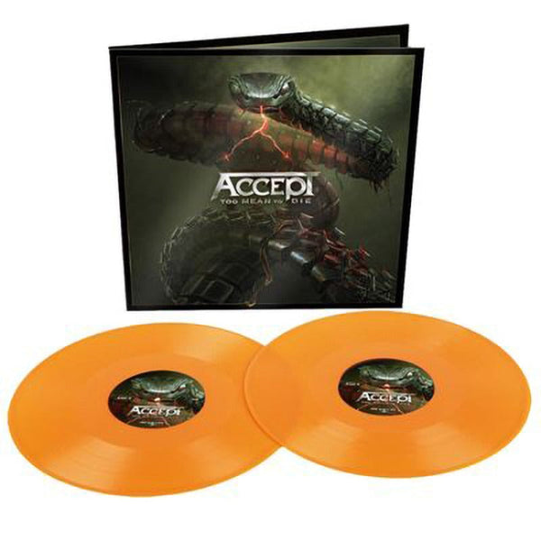 Accept - Too Mean To Die Exclusive Limited Edition Orange 2x LP Record