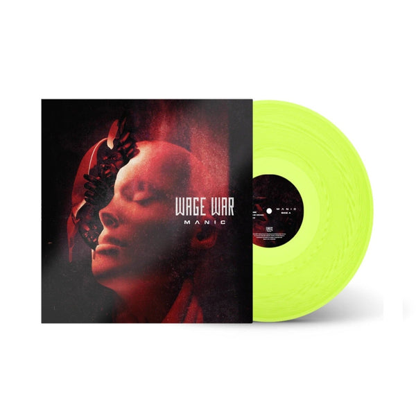 Wage War - Manic Highlighter Yellow Colored Vinyl LP Limited Edition #500 Copies