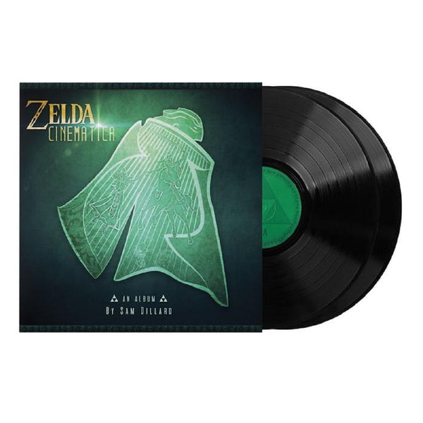 Sam Dillard ‎- Zelda Cinematica: A Symphonic Tribute Deluxe Edition Black 2x LP Vinyl Record VGM