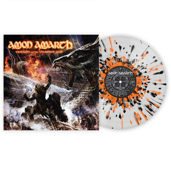 Amon Amarth - Twilight of the Thunder God Exclusive Black & Orange Splatter with Clear Vinyl LP[VMP Anthology]