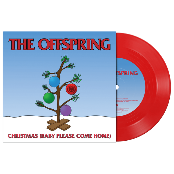 The Offspring - Christmas (Baby, Please Come Home) Exclusive Limited Edition Red 7”vinyl LP