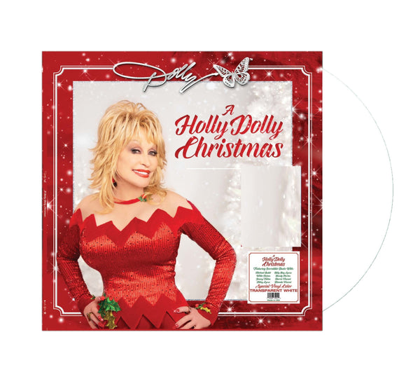 Dolly Parton - A Holly Dolly Christmas Exclusive Limited Edition White Vinyl LP Record