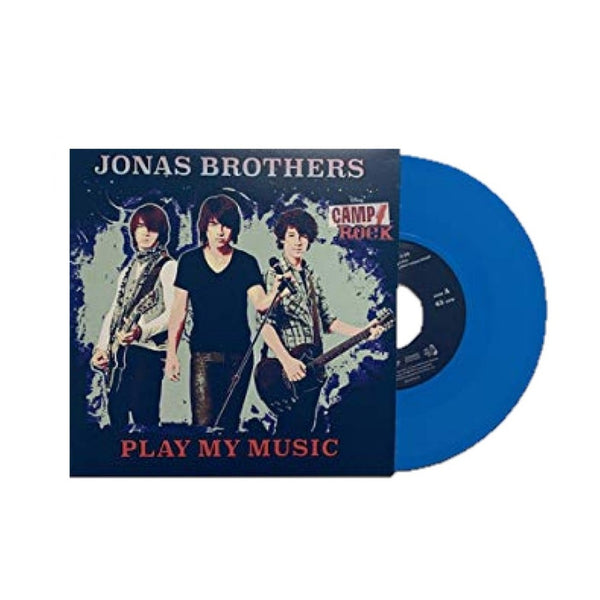 Jonas Brothers - Play My Music / Gotta Find You Exclusive Club Edition Blue 7" Vinyl LP