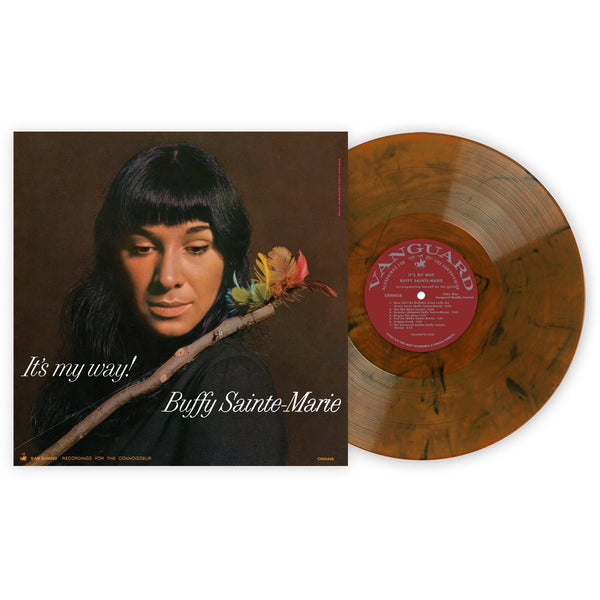 Buffy Sainte Marie - It's My Way! (1964) Story of Vanguard VMP Club Edition Orange Smoke Marbled Vinyl LP