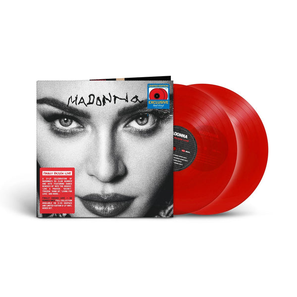 Madonna - Finally Enough Love Exclusive Limited Edition Red Color Vinyl LP Record