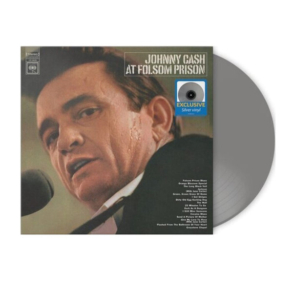 Johnny Cash - Live At Folsom Prison Exclusive Silver Color Vinyl LP Record Limited Edition
