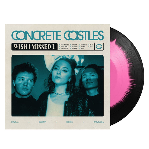 Concrete Castles - Wish I Missed U Eclipse Opaque Violet In Black Color Vinyl LP