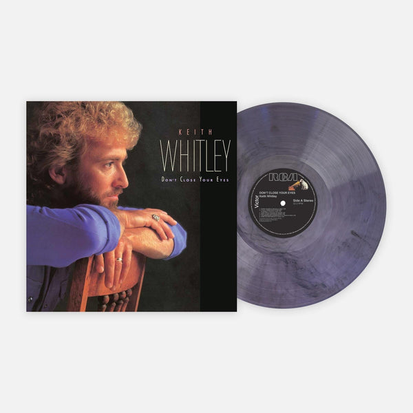 keith Whitley - Don't Close Your Eyes Exclusive Club Edition VMP ROTM Lavender Marble Galaxy Colored Vinyl LP