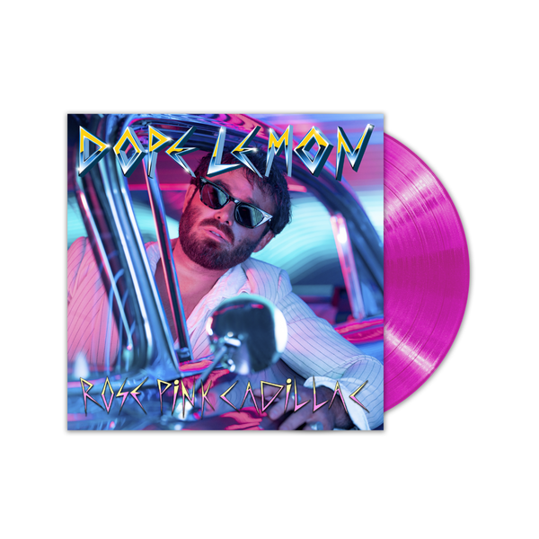 Dope Lemon - Rose Pink Cadillac Exclusive Limited Edition Hot Pink Color Signed 7" Vinyl LP Record