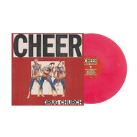 Drug Church - Cheer Exclusive Red & Bone Galax Color Vinyl LP Limited Edition #3000 Copies