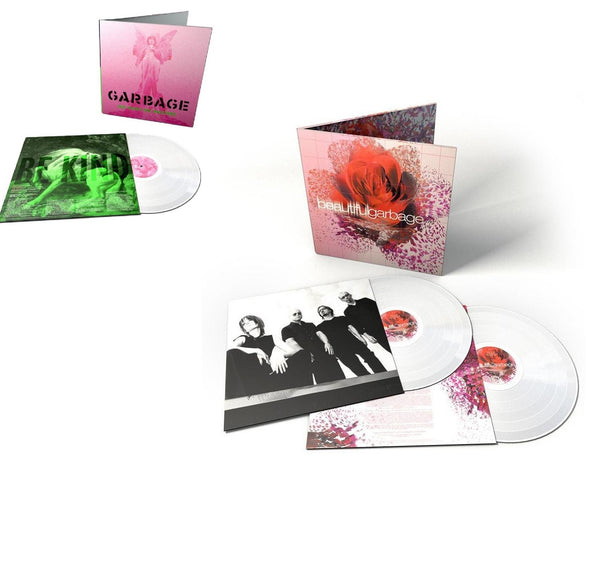 Garbage - Exclusive Limited Edition Beautiful Garbage White And No Gods No Masters White Bundle