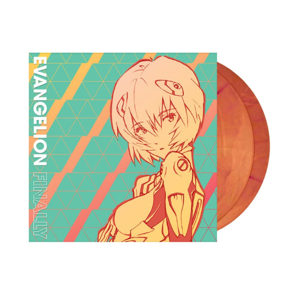 Evangelion Finally Soundtrack Exclusive Orange Marble Color Vinyl LP