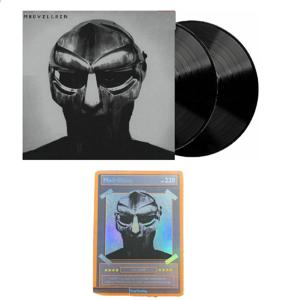 MF Doom Food & Madlib - Madvillain Exclusive Limited Edition Black Vinyl  2LP Record + Trading Card