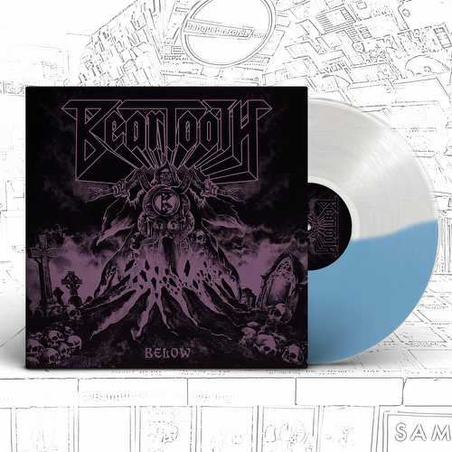 Beartooth - Below Exclusive half blue half white Vinyl LP Record Limited Edition #300
