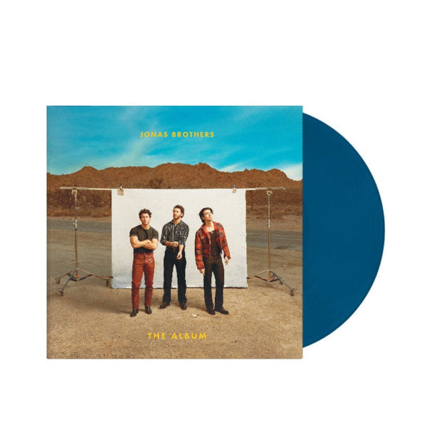 Jonas Brothers - The Album Exclusive Limited Edition Translucent Sea Blue Color Vinyl LP Record