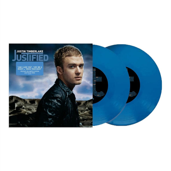 Justin Timberlake - Justified Exclusive Limited Edition Light Blue Color Vinyl 2x LP
