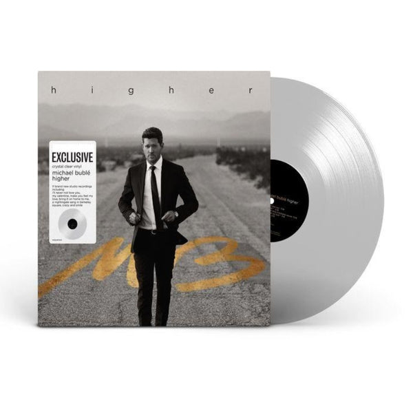 Michael Buble - Higher Exclusive Limited Edition Crystal Clear Vinyl LP Record