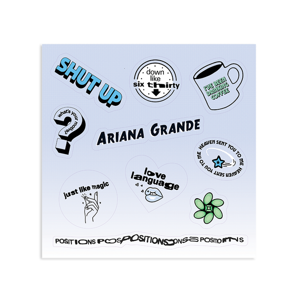 Ariana Grande Positions Deluxe 2XLP Vinyl Purple in Clear - IT