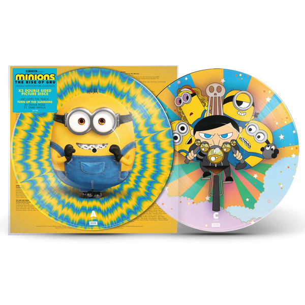 Minions The Rise Of Gru Soundtrack Exclusive Picture Disc Vinyl 2x LP