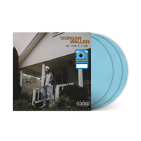 Morgan Wallen - One Thing At A Time Exclusive Limited Edition Baby Blue Colored Vinyl 3x LP Record