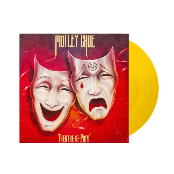 Motley Crue - Theatre of Pain Exclusive Yellow Color Vinyl LP Limited Edition #1000 Copies