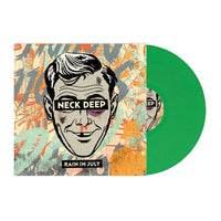 Neck Deep - Rain in July  Exclusive Grass Green Color Vinyl LP Record