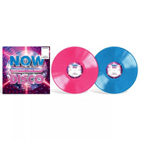 NOW That's What I Call Music! Disco Exclusive Limited Edition Opaque Hot Pink/Sky Blue Color Vinyl 2x LP Record