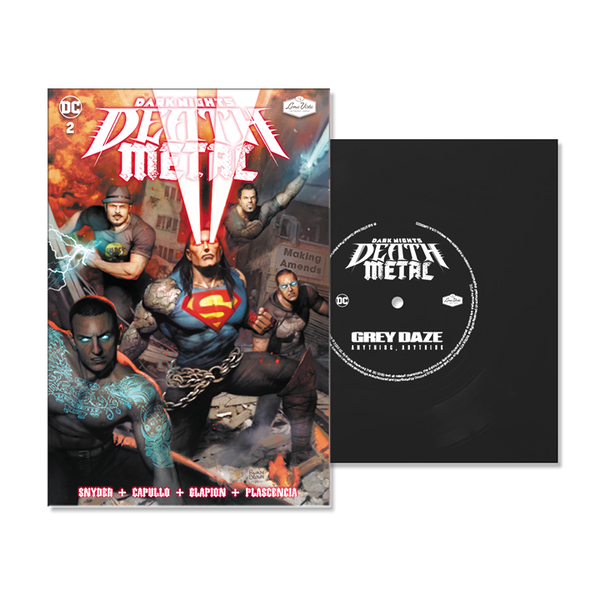 Dark Nights: Death Metal #2 - Exclusive Soundtrack Edition Grey Daze