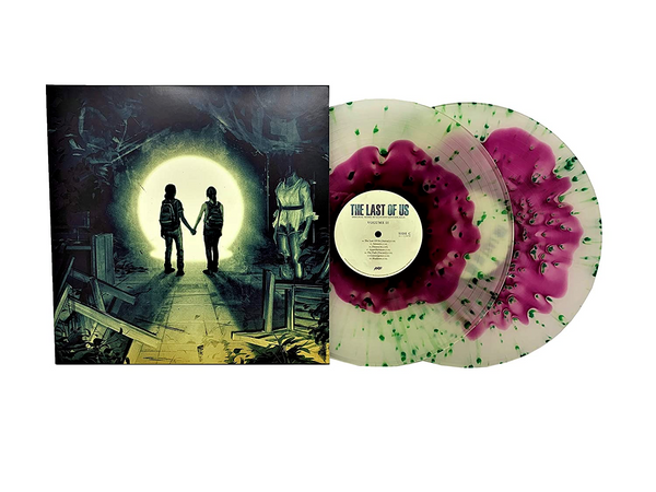 The Last Of Us Volume 2 Exclusive Limited Edition Clear With Purple & Green Splatter Colored 2x Vinyl LP