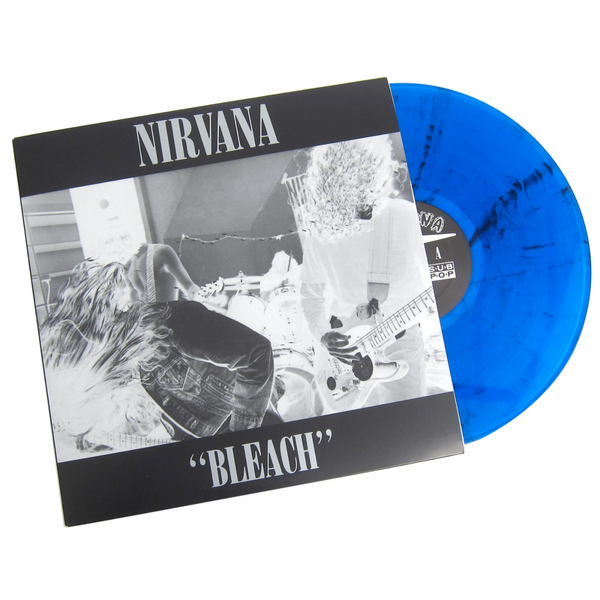 Nirvana ‎– Bleach Exclusive Limited Edition Blue & Black Marble Colored Vinyl LP