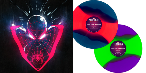 Marvels Spider - Man Miles Morales Exclusive Split Colored 2x Vinyl LP