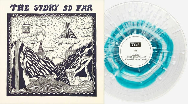 The Story So Far Exclusive Limited Edition Blue Clear White Splatter Vinyl LP #300