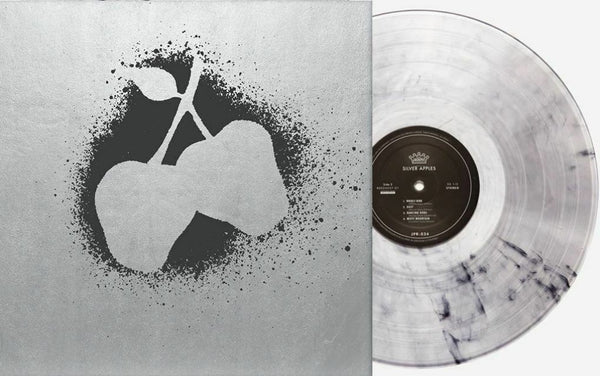 Silver Apples Exclusive Limited Edition Clear Black Swirl Color 2x Vinyl LP /321