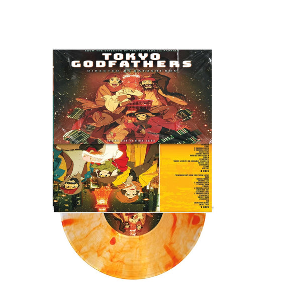 Tokyo Godfathers - Satoshi Kon Keiichi Suzuki Transparent Orange Clear Swirl Vinyl