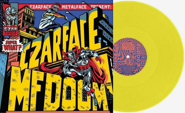 Czarface Metal Face - MF Doom Super What Exclusive Yellow Colored Vinyl LP Record