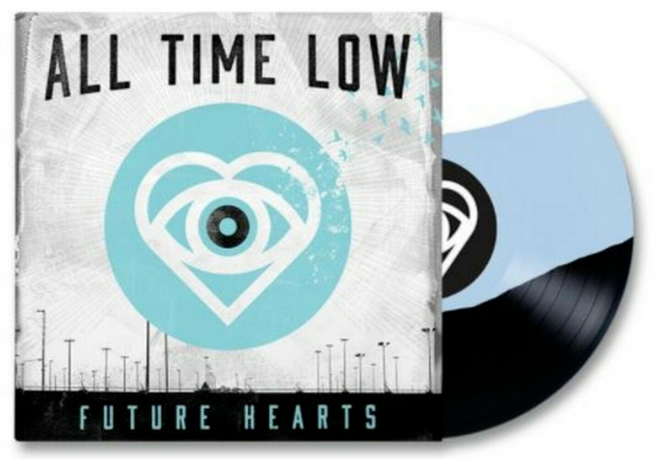 All Time Low - Future Hearts Exclusive Limited Edition White Blue Black Vinyl LP