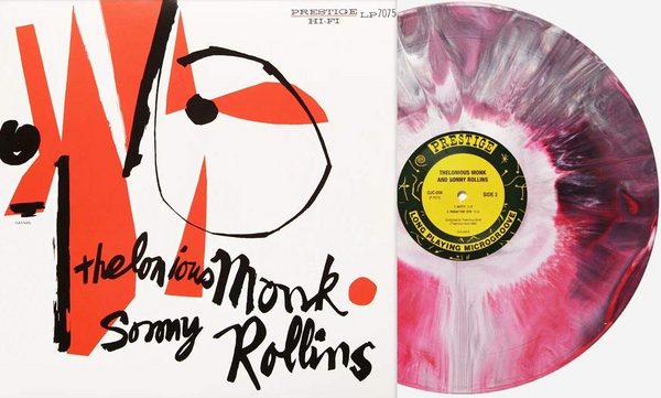 Thelonious Monk / Sonny Rollins - Exclusive Red White Black Starburst Vinyl LP Record NM