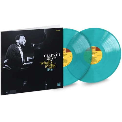 Marvin Gaye ‎– Whats Going On Live Exclusive Limited Edition Translucent Turquoise 2x Vinyl LP