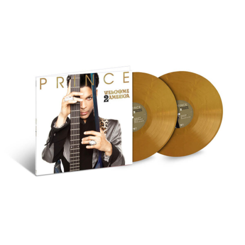 Prince Welcome To America Exclusive Limited Edition Gold Colored Vinyl 2LP