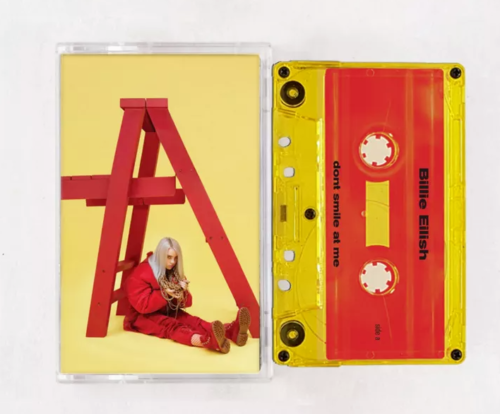 Billie Eilish - Dont Smile At Me Exclusive Limited Red Inside Yellow Cassette Tape