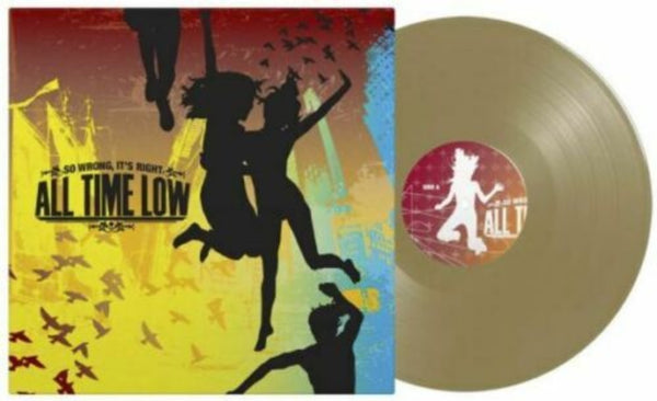 All Time Low ‎– So Wrong Its Right Exclusive Gold Color Vinyl LP Limited Edition