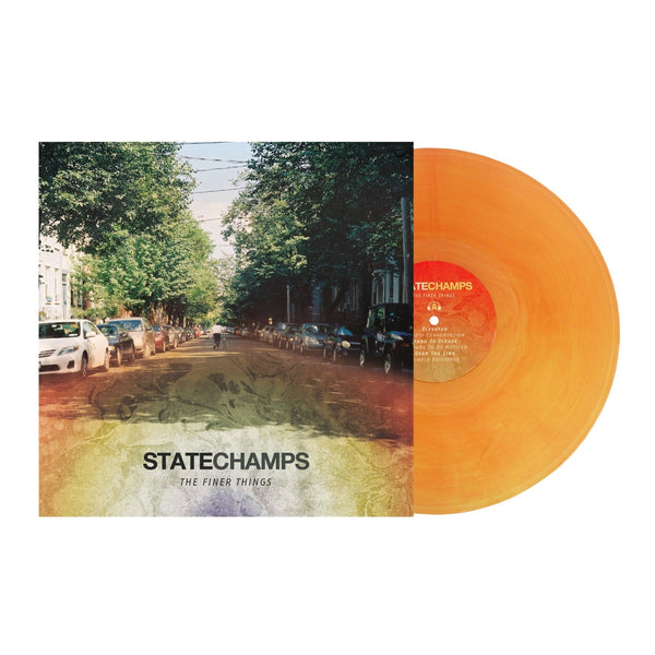 State Champs - The Finer Things Exclusive Limited Edition Yellow/Oxblood Galaxy Color Vinyl LP Record