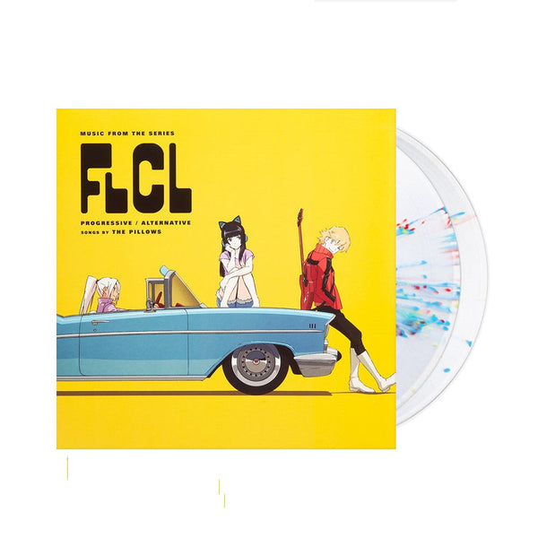 The Pillows - FLCL Progressive / Alternative Soundtrack Exclusive Limited Edition Clear with Multi-Color Splatter Color Vinyl 2x LP