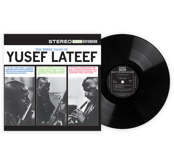 YUSEF LATEEF - The Three Faces of Yusef Lateef Exclusive Club Edition Black Colored Vinyl LP