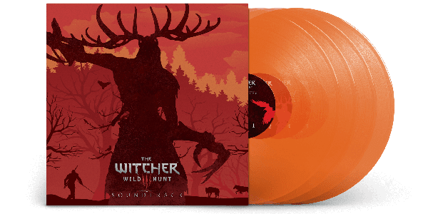 The Witcher 3: Wild Hunt Soundtrack Exclusive Limited Edition Orange Lava Colored 4x Vinyl LP