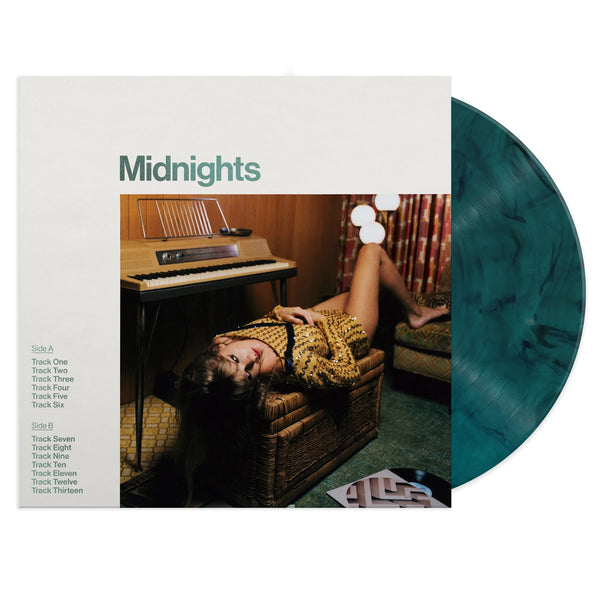 Taylor Swift - Midnights Exclusive Limited Edition Jade Green Color Vinyl LP Record