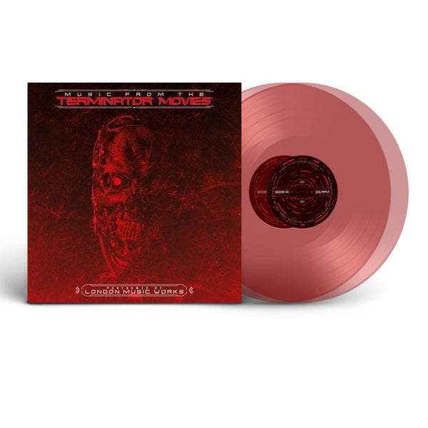 London Music Works - Music From the Terminator Movies Exclusive Silva Screen Records Transparent Red Color Vinyl LP