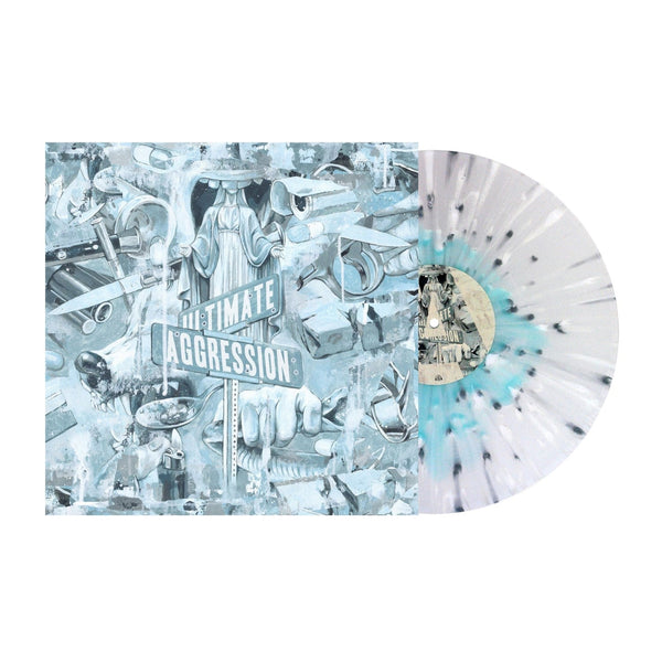 Year Of The Knife - Ultimate Aggression Exclusive Limited Edition Clear with White/Silver Splatter Color Vinyl LP Record